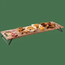 ACACIA LUX Planche à Servir Noir, Naturel