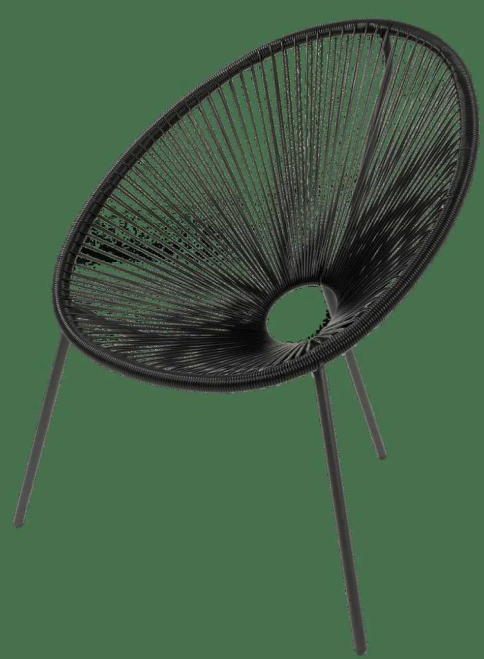 ACAPULCO Salon De Jardin Noir