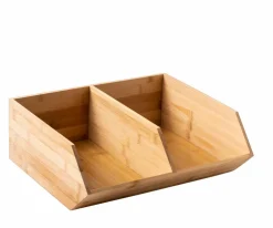 BAMBOO Armoire à Tiroirs 2 Tiroirs Naturel