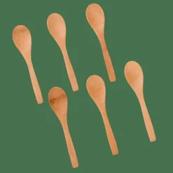 BAMBOO Cuillères Set De 6 Naturel
