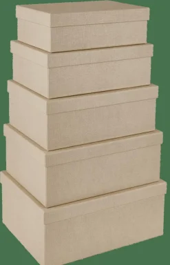 BIGSO Boîte De Rangement XS Naturel