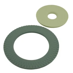 CUISINO Dessous-de-plat Set De 2 2 Couleurs Menthe, Vert Foncé