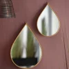 DROP Miroir Doré