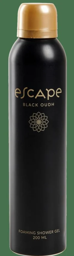 ESCAPE BLACK OUDH Mousse De Douche En Flacon Noir