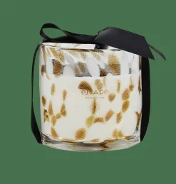 ESCAPE WORLD OF GOA Bougie Parfumée Dans Un Verre Blanc, Doré, Multicolore