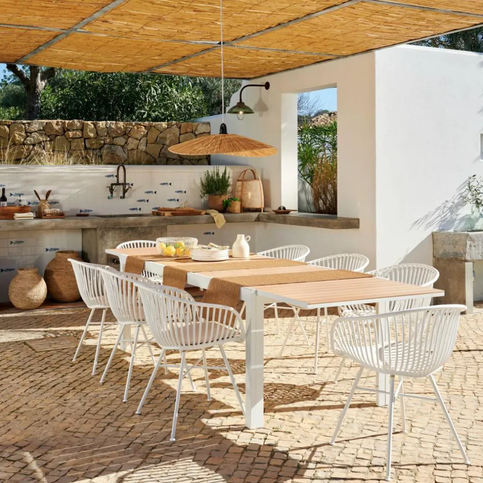 ETHAN & LOIC Set De Jardin Blanc