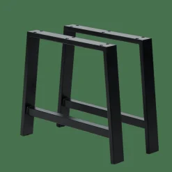 FORMAX Table De Jardin Avec Pieds A Noir