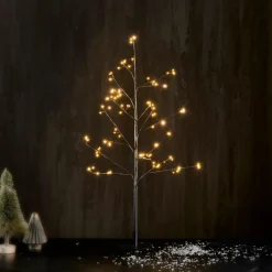 FRANI Sapin Décoratif Extérieur Noir