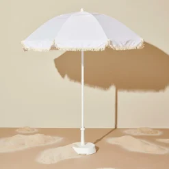 FRANJA Parasol Sans Pied De Parasol Blanc