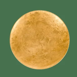 GOLDFOIL Assiette Déco Doré