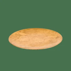GOLDFOIL Assiette Déco Doré