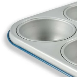 GREENBAKE Moule à Pâtisserie Pour 12 Muffins Bleu