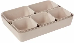 HOLDA Portemanteau Mural 7 Crochets Naturel