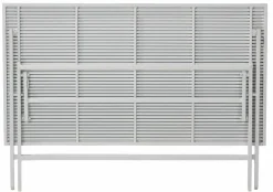 JESSE Ensemble Bistrot Rectangulaire Blanc