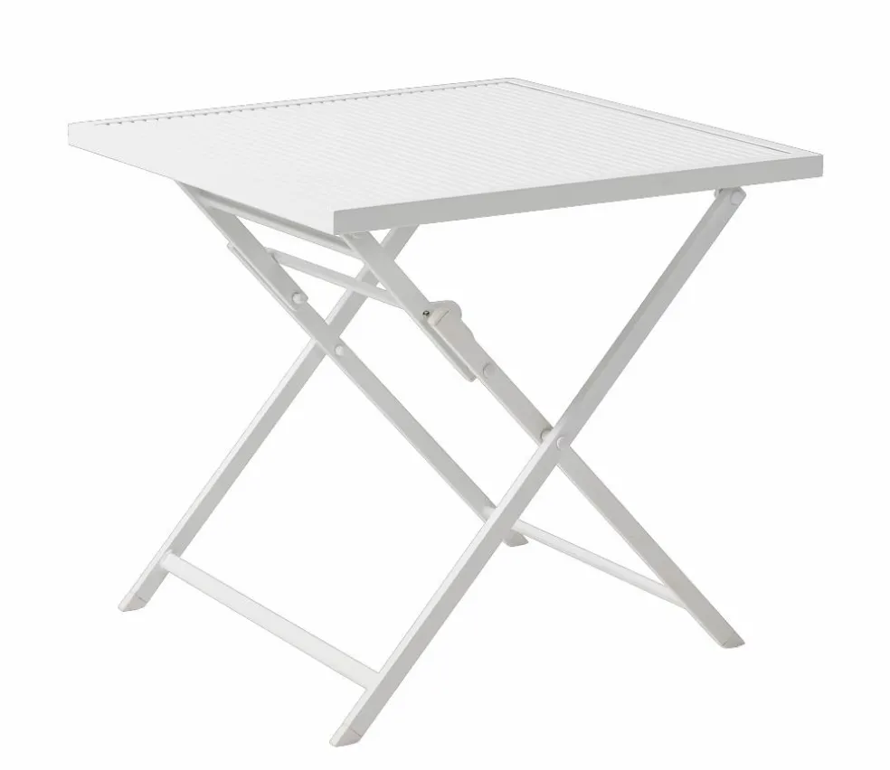 JESSE Ensemble Bistrot Rectangulaire Blanc