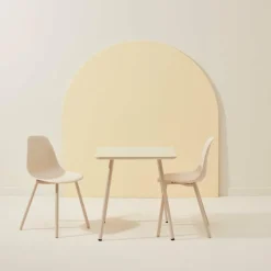 MIKA Table Pour Enfants Avec 2 Chaises Sable