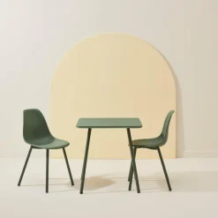 MIKA Table Pour Enfants Avec 2 Chaises Vert