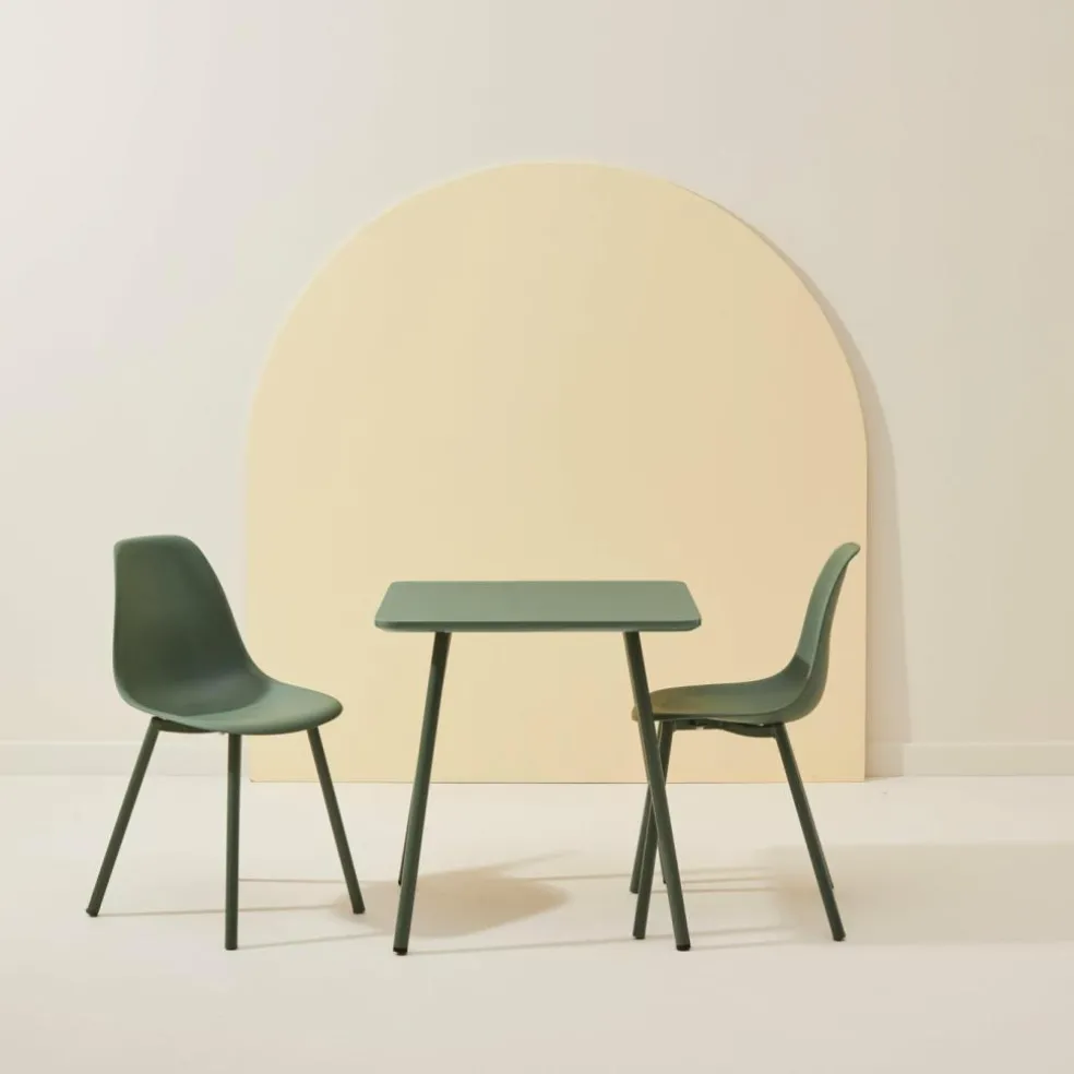 MIKA Table Pour Enfants Avec 2 Chaises Vert
