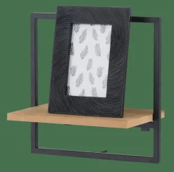 MIX&MATCH Étagère à Suspendre Noir, Naturel