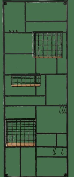 MODULAR Panier En Fil Noir