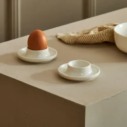 MOON Coquetier Blanc