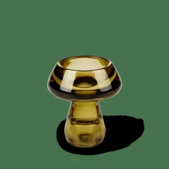 MUSHROOM Support Bougie Chauffe-plat Vert