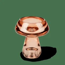 MUSHROOM Support Bougie Chauffe-plat Brun