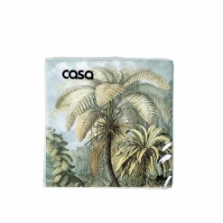 PALMEN Set De 20 Serviettes Vert