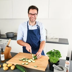 PANDA Planche à Découper De Comptoir Naturel