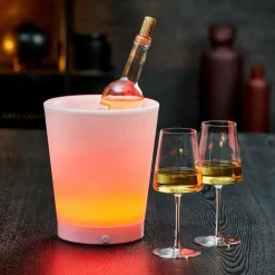 PARTY Seau à Glace Avec Moodlight Blanc