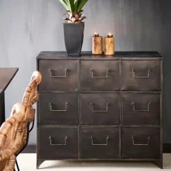 PHARMA Meuble De Pharmacie Noir