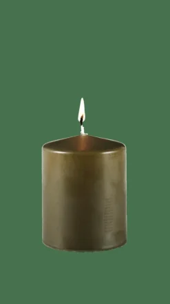 PURE Bougie Cylindrique Vert