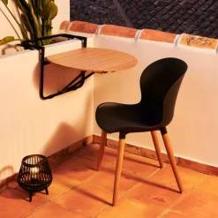 RAVA Table Pliante Table De Balcon Naturel