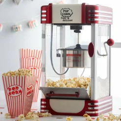 RETRO FUN Machine à Pop-corn XL Rouge