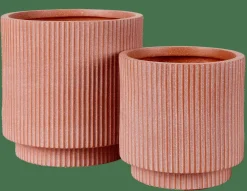 ROMA TERRA Pot De Jardin Rouge Clair