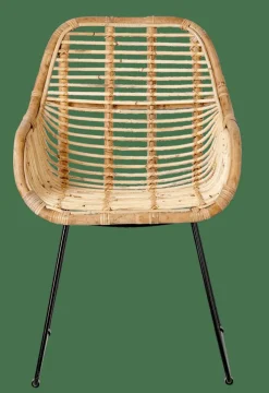 ROTAN Chaise De Salle à Manger Naturel
