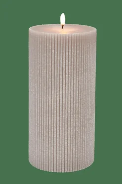 RUSTIC Rib Bougie Gris