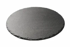 SLATE Assiette Noir