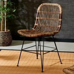 SUMATRA Chaise Noir, Brun