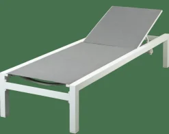 SYDNEY Chaise Longue Blanc