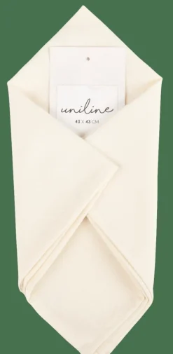 UNILINE Serviette Blanc Cassé