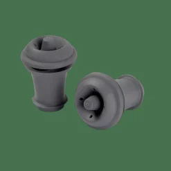 VACUVIN Bouchons à Vin Set De 2 Gris