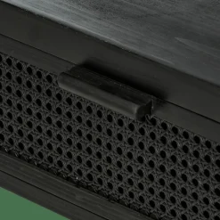 WEBSTER Table De Chevet Noir