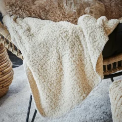 WHITE Rideau à Franges Blanc