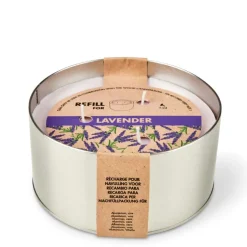 WOOD Recharge Bougie De Jardin Mauve